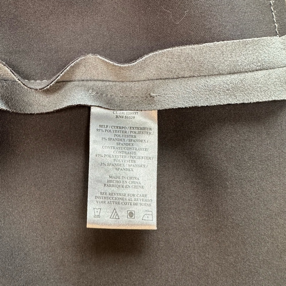 Kut from the Kloth Taupe Draped Moto Jacket - Picture 5 of 6
